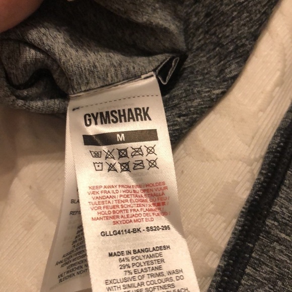 Gymshark Marled Gray Seamless Leggings Size Medium - Picture 3 of 6